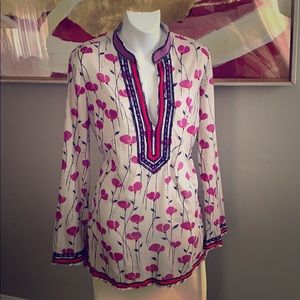 Signature “Tory” Tunic  Poppy tunic.